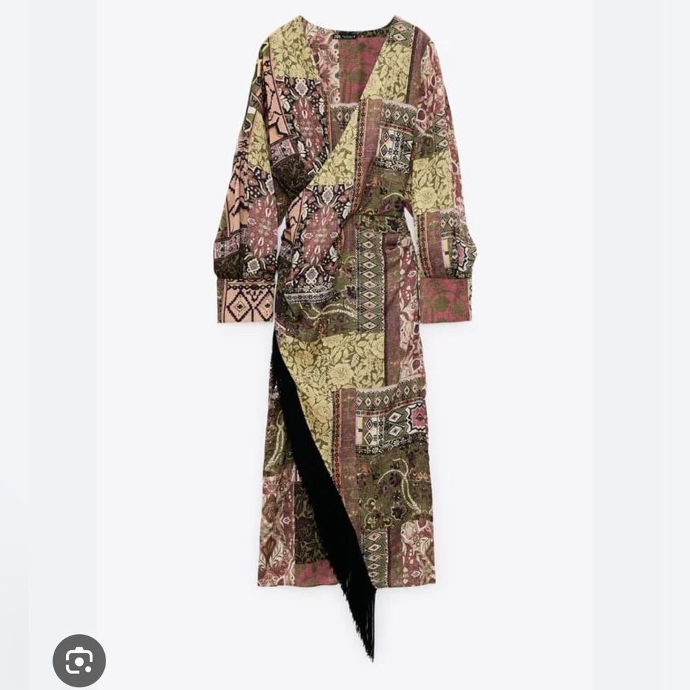 Zara satin dress